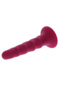 SCALA Ribbed Dong 6 Inch Red