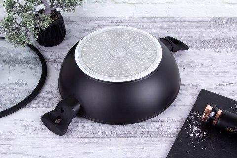 WOK GRANITOWY 30cm BERLINGER HAUS BH-7112 BLACK ROSE