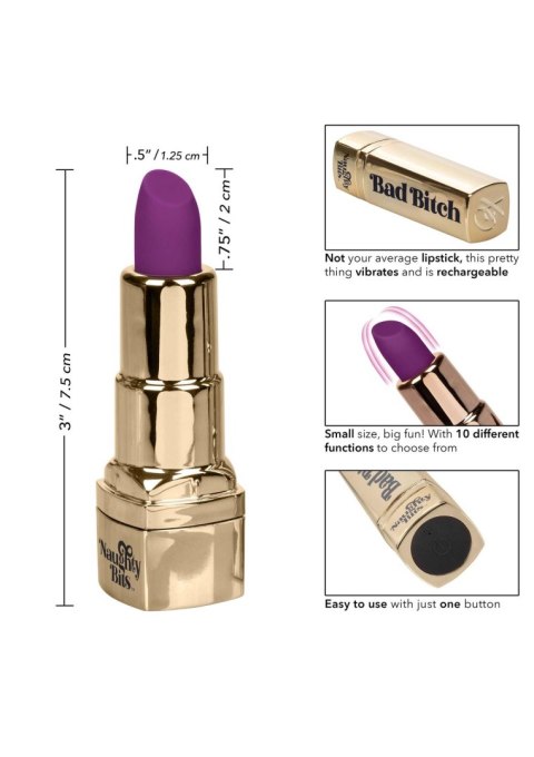 SCALA Bad Bitch Lipstick Vibrator Gold