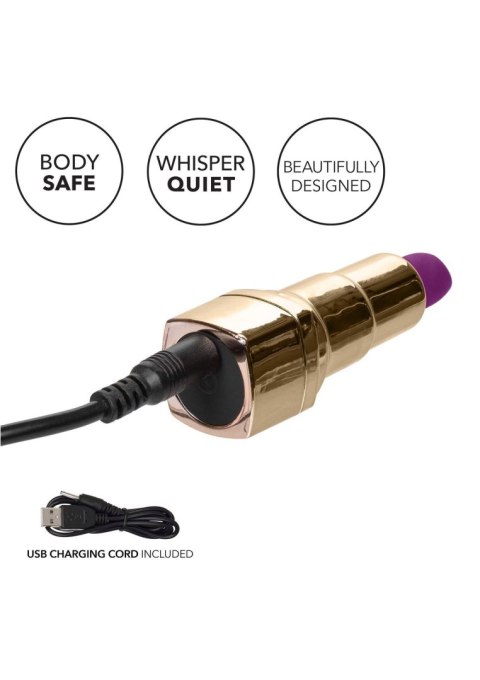 SCALA Bad Bitch Lipstick Vibrator Gold