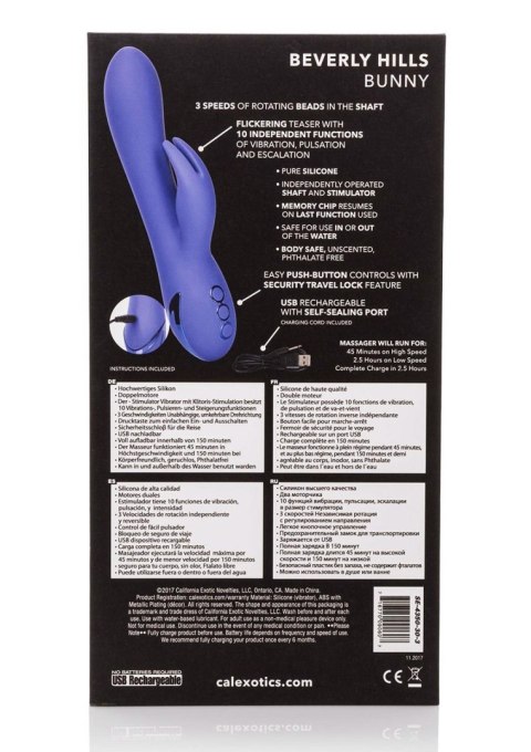 SCALA Beverly Hills Bunny Purple