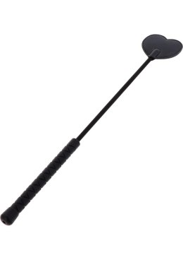 SCALA Crop Whip Heart Black