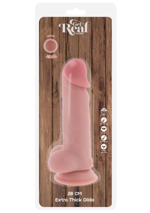 SCALA Deluxe Dual Density Thick Dildo TPE 28 cm