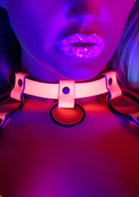 SCALA Open Cup Bra Harness Pink