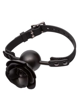 SCALA Removable Rose Gag Black