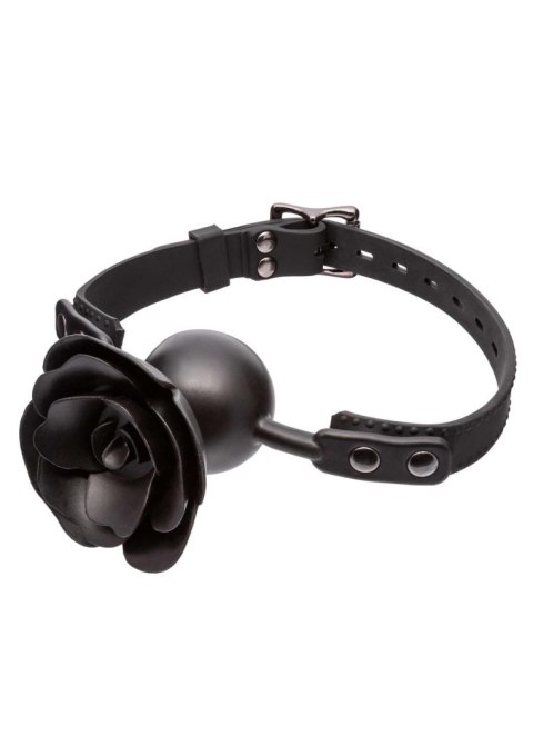 SCALA Removable Rose Gag Black
