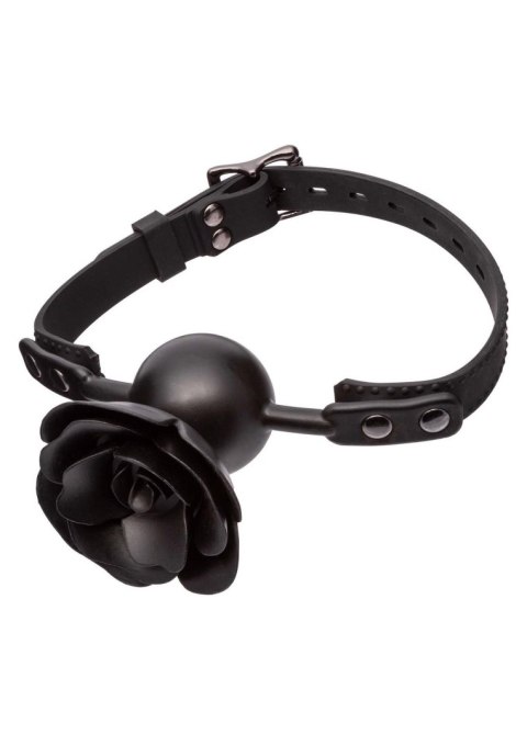 SCALA Removable Rose Gag Black