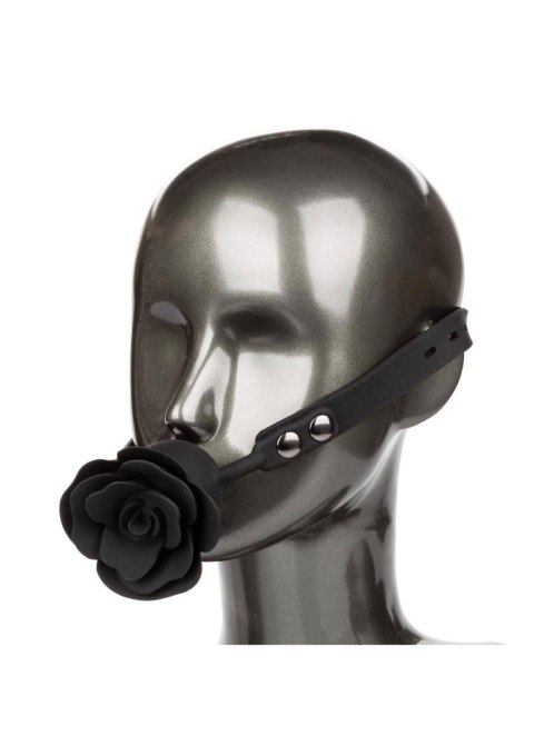 SCALA Removable Rose Gag Black