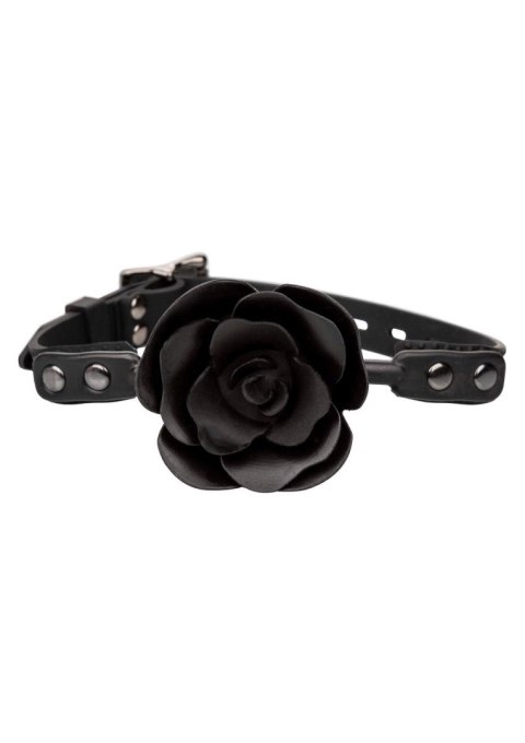 SCALA Removable Rose Gag Black