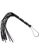 SCALA Short Studded Flogger Whip Black