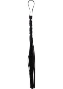 SCALA Short Studded Flogger Whip Black