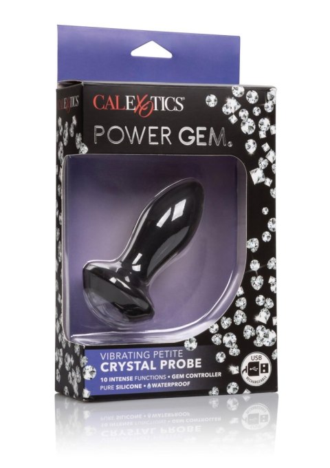 SCALA Vibrating Petite Crystal Probe Black