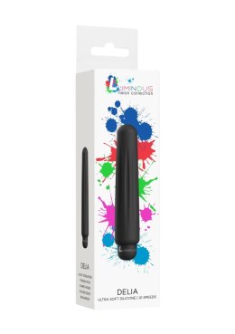 SHOTS Delia - ABS Bullet With Sleeve - 10-Speeds - Black
