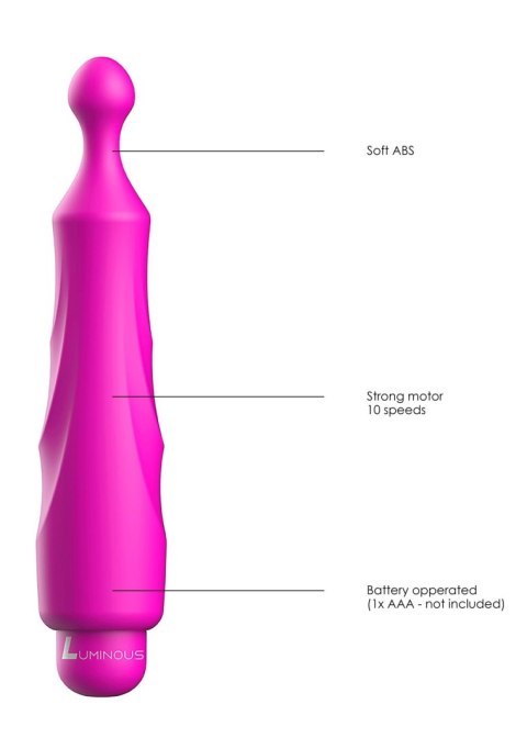 SHOTS Dido - ABS Bullet With Sleeve - 10-Speeds - Fuchsia