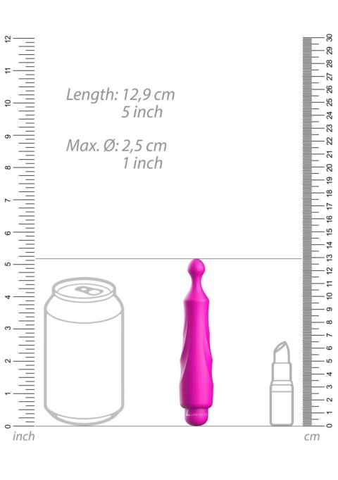 SHOTS Dido - ABS Bullet With Sleeve - 10-Speeds - Fuchsia