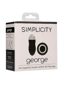 SHOTS George - Rechargeable Remote Control Vibrating Egg - Black