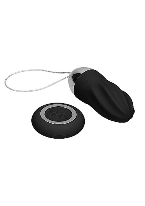 SHOTS George - Rechargeable Remote Control Vibrating Egg - Black