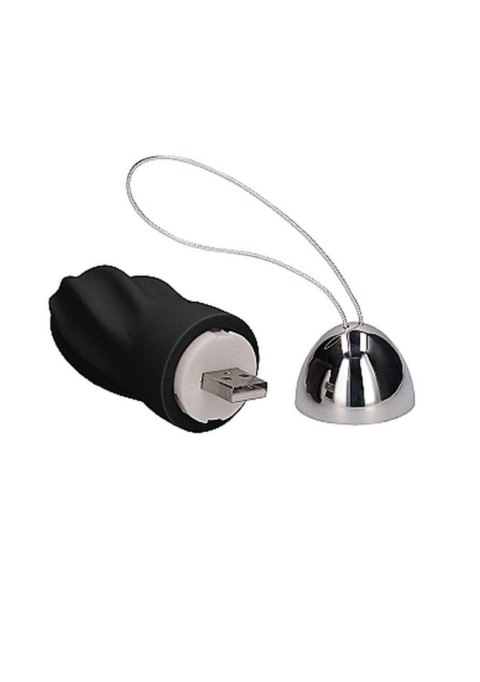 SHOTS George - Rechargeable Remote Control Vibrating Egg - Black