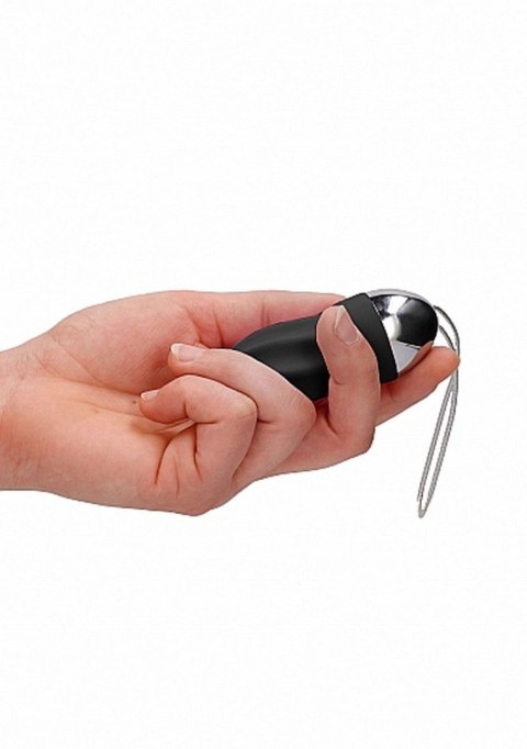 SHOTS George - Rechargeable Remote Control Vibrating Egg - Black