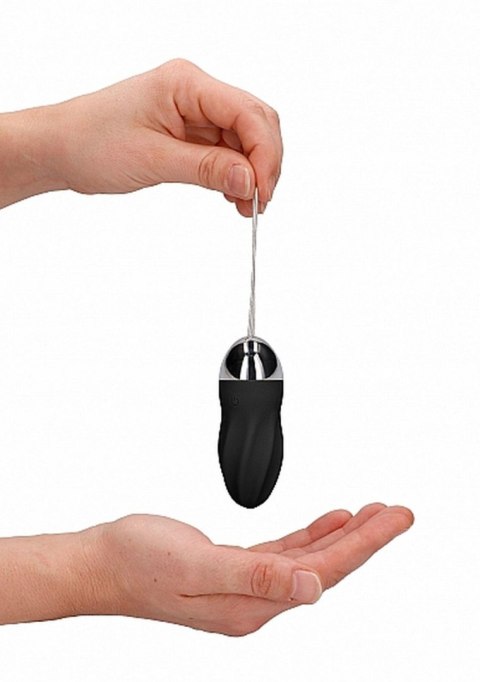 SHOTS George - Rechargeable Remote Control Vibrating Egg - Black