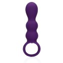 SHOTS Teardrop Shaped Anal Vibrator - Clear Purple