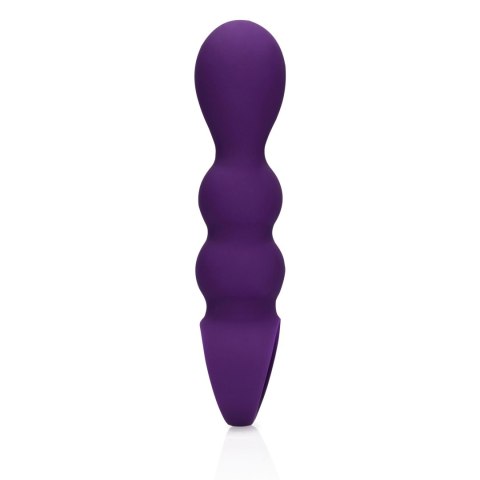 SHOTS Teardrop Shaped Anal Vibrator - Clear Purple