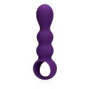 SHOTS Teardrop Shaped Anal Vibrator - Clear Purple