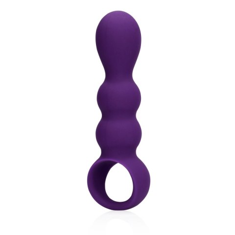 SHOTS Teardrop Shaped Anal Vibrator - Clear Purple