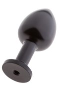 ST Rubber MALESATION Alu-Plug with suction cup small, black