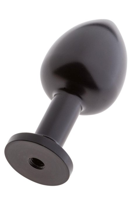 ST Rubber MALESATION Alu-Plug with suction cup small, black