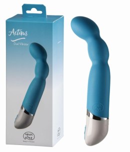 ST Rubber MINDS of LOVE Activus Dual Vibrator blue