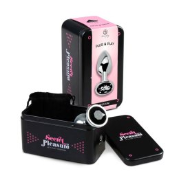 Secret Play - FEMARVI S.L. BLACK JEWELLED METAL BUTT PLUG M