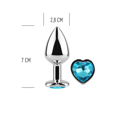 Secret Play - FEMARVI S.L. BLUE HEART METAL BUTT PLUG S