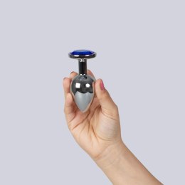 Secret Play - FEMARVI S.L. BLUE JEWELLED METAL BUTT PLUG L