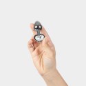 Secret Play - FEMARVI S.L. CLEAR CRYSTAL HEART METAL BUTT PLUG S