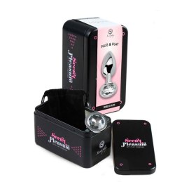 Secret Play - FEMARVI S.L. CLEAR CRYSTAL JEWELLED METAL BUTT PLUG M