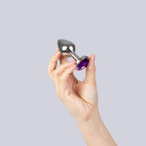 Secret Play - FEMARVI S.L. PURPLE JEWELLED METAL BUTT PLUG M