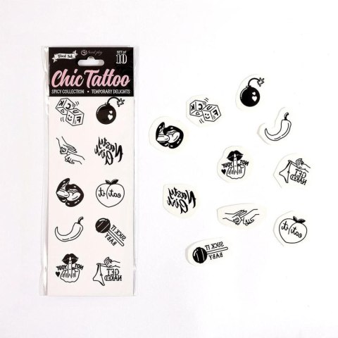 Secret Play - FEMARVI S.L. SET of 10 TEMPORARY TATTOOS - SPICY COLLECTION