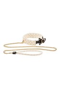 TONGA GUILTY PLEASURE LUMINIOUS PEARL LEASH AND COLLAR
