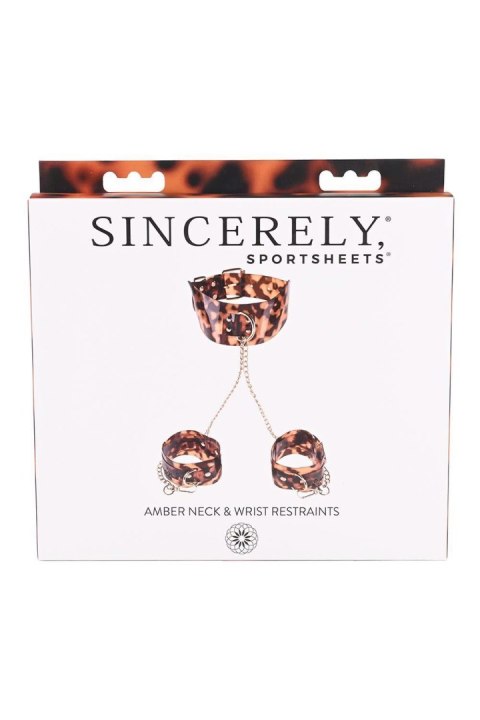 TONGA SPORTSHEETS AMBER NECK AND WRIST RESTRAINT