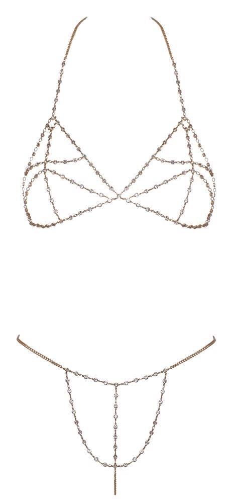 ORION Bra Set Chain Gold