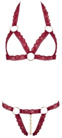 ORION Bra Set open red S/M