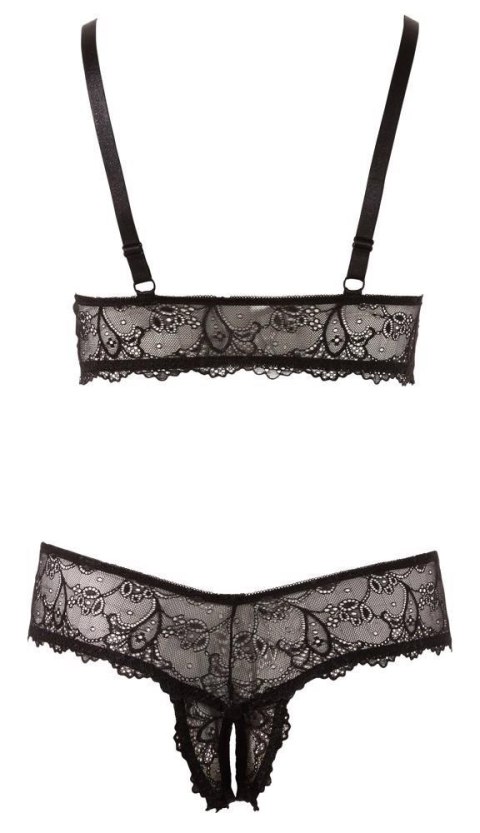 ORION Bra and String black XL