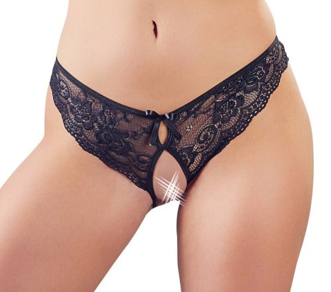 ORION Crotchless Lace Briefs L