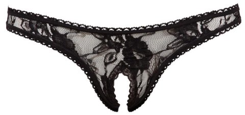 ORION Crotchless String black M