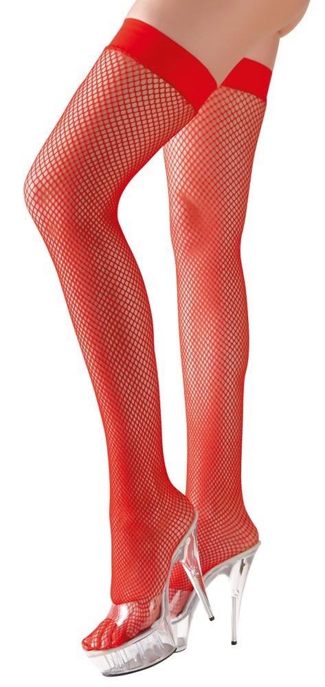 ORION Hold-up Stockings red M