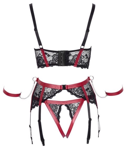 ORION Shelf Bra Set black/red XL