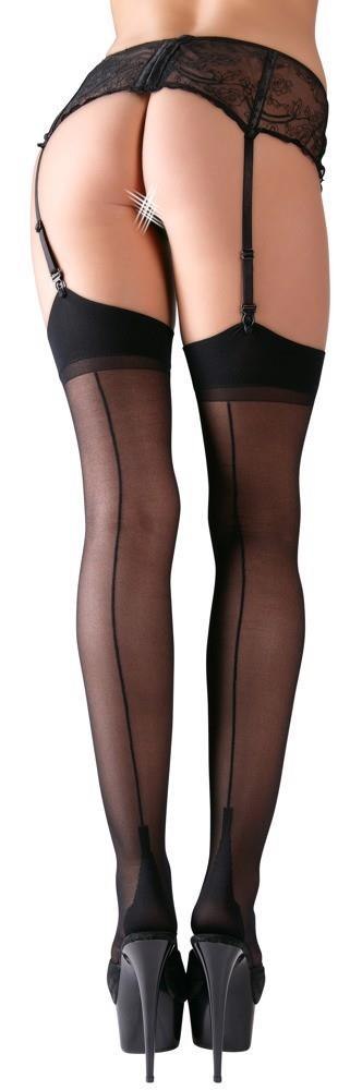 ORION Stockings with seam black 6