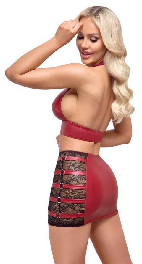 ORION Top & Skirt red S