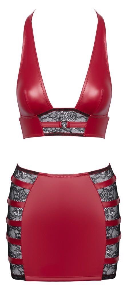 ORION Top & Skirt red S